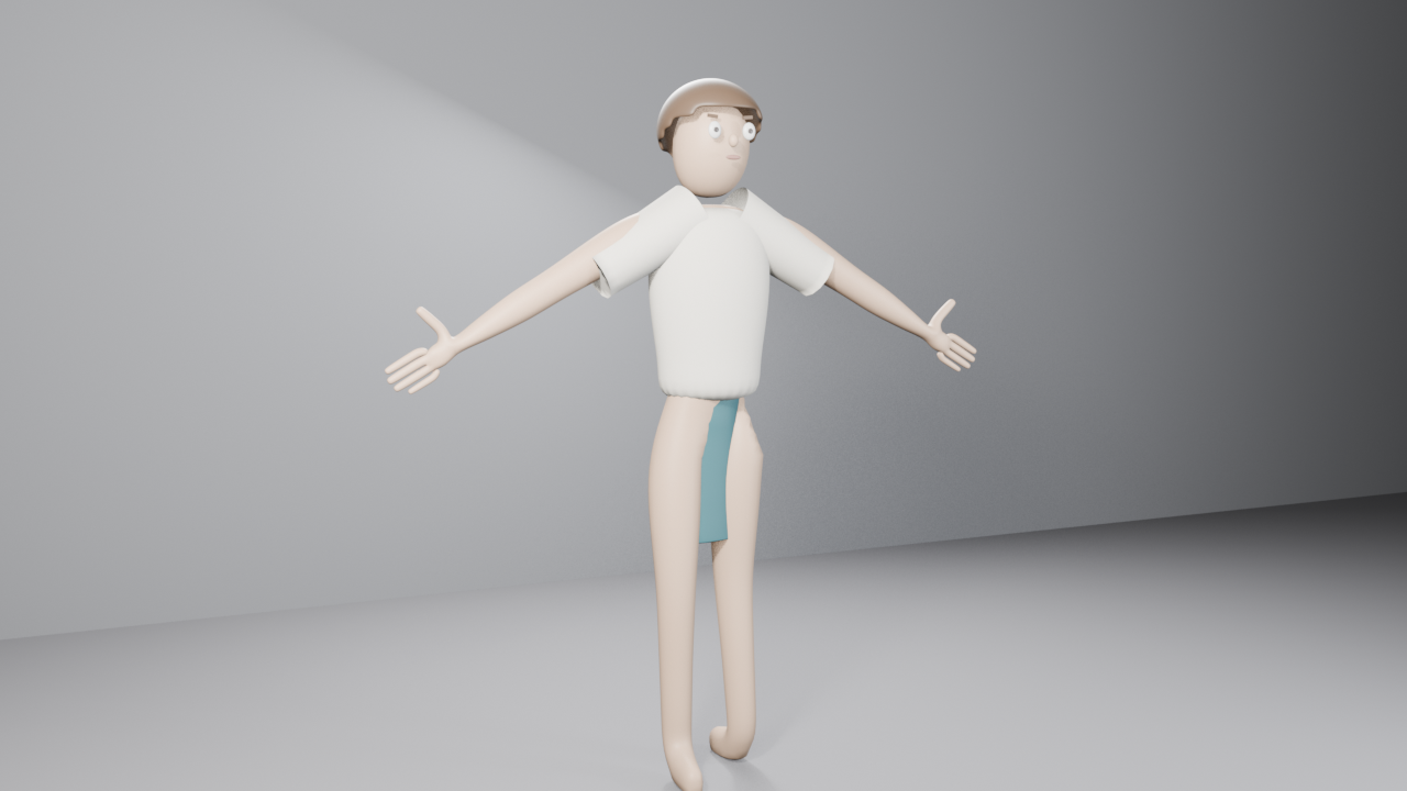 Qwen avatar in the resting pose